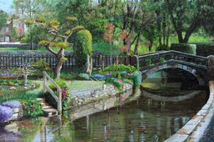 Pont et Jardin, Bakewell, Derbyshire - Trevor Neal